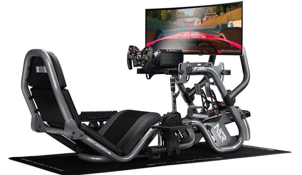 Závodní kokpit Next Level Racing F-GT Pro, Formula and GT Racing Simulator Cockpit černý
