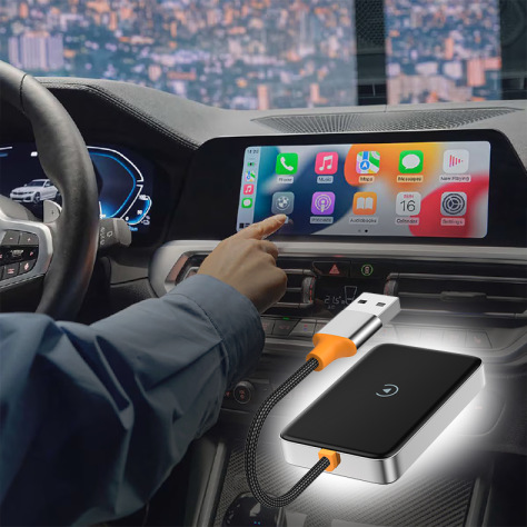 Transmitter CPA CP10, Android Auto, CarPlay černé/stříbrné
