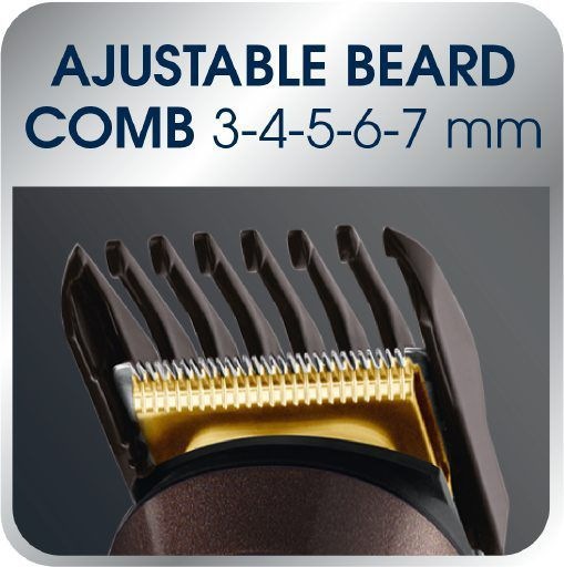 Zastřihovač multifunkční Rowenta TRIM&STYLE 12V1 TN9160F1 černý/zlatý Zastřihovač multifunkční Rowenta TRIM&STYLE 12V1 TN9160F1 černý/zlatý
