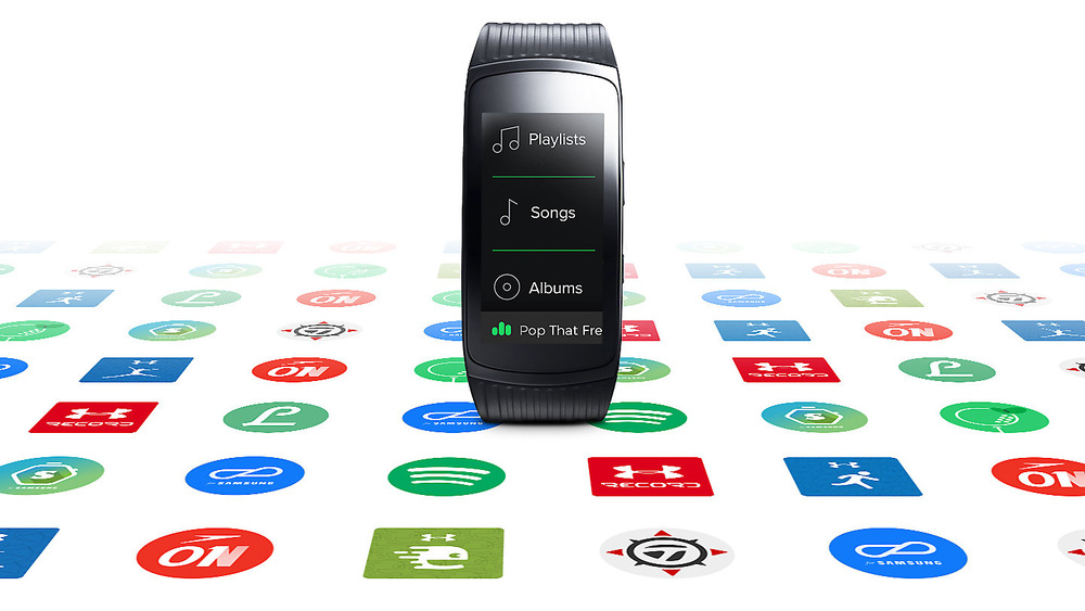 Fitness náramek Samsung Gear Fit2 Pro vel. L černý Fitness náramek Samsung Gear Fit2 Pro vel. L černý
