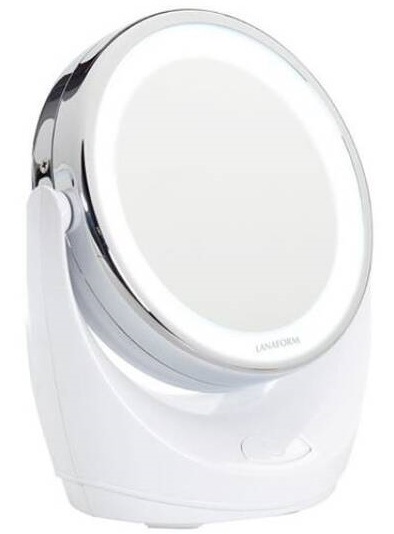 Kosmetické zrcátko Lanaform Led Mirror bílé