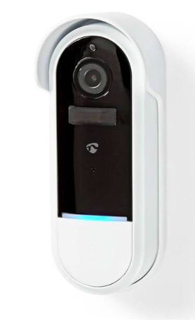 Videozvonek Nedis SmartLife, Wi-Fi, Full HD bílý
