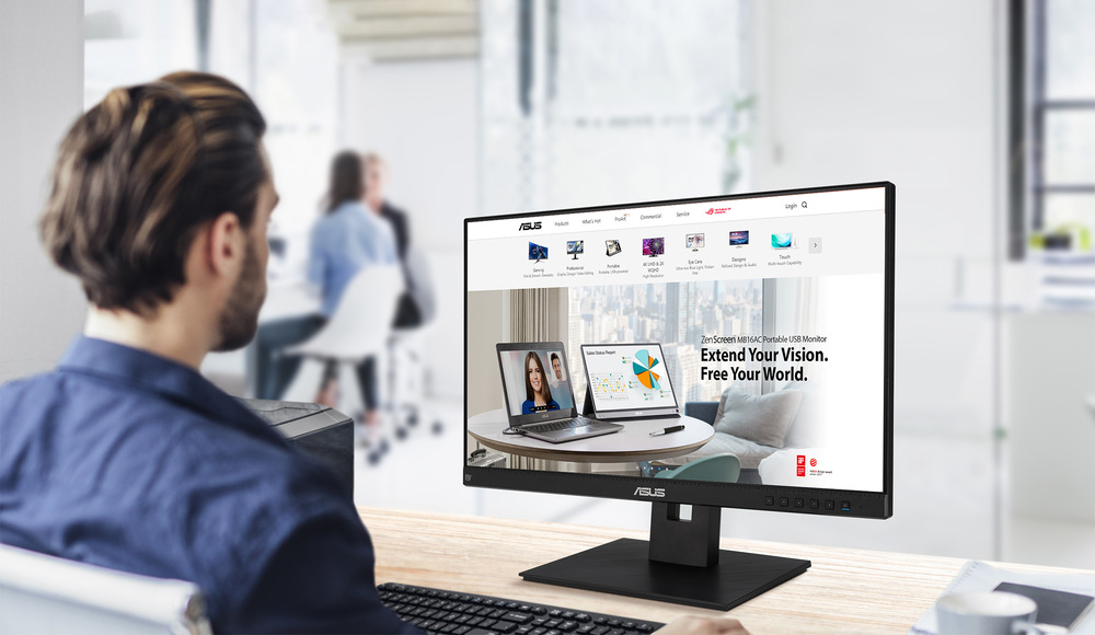 Monitor Asus VA27AQSB černý Asus VA27AQSB