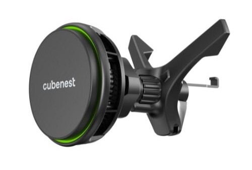 Držák na mobil Cubenest S1C2 Magnetic, nabíjení, aktivní chlazení černý