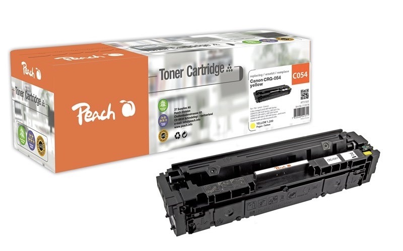 Toner Peach Canon CRG-054, 1200 stran žlutý