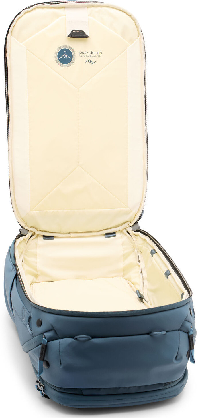 Batoh Peak Design Travel Backpack 45L modrý Batoh Peak Design Travel Backpack 45L modrý