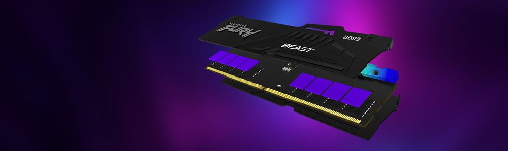 DIMM Kingston FURY Beast RGB 16 GB (2× 8 GB) (KF552C40BBAK2-16)