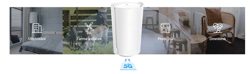 Komplexní Wi-Fi systém TP-Link Deco X50-5G bílý