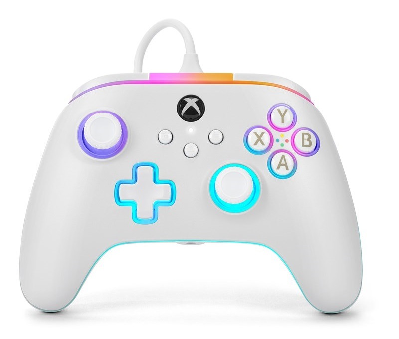 Gamepad PowerA Advantage Wired Controller - Xbox Series X|S with Lumectra bílý