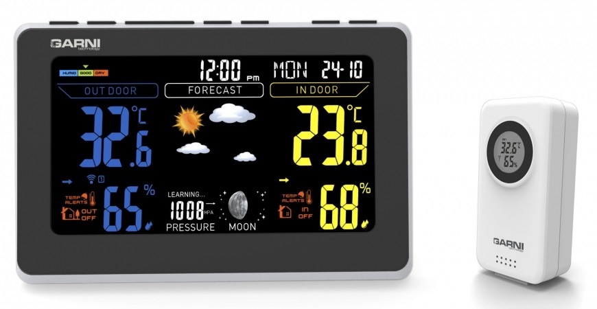 Meteorologická stanice GARNI 570 EASY II stříbrná Meteorologická stanice GARNI 570 EASY II stříbrná