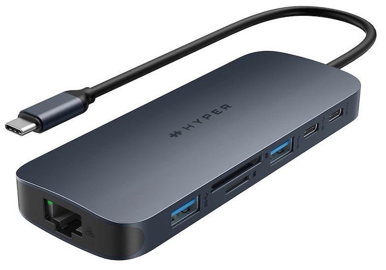 USB Hub HyperDrive EcoSmart Gen.2 Dual HDMI USB-C 11-in-1 140W PD3.1 Pass-thru USB Hub HyperDrive EcoSmart Gen.2 Dual HDMI USB-C 11-in-1 140W PD3.1 Pass-thru