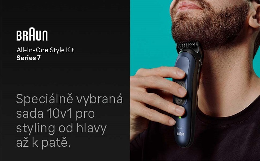 Zastřihovač multifunkční Braun Series 7 MGK7410, 10 v 1