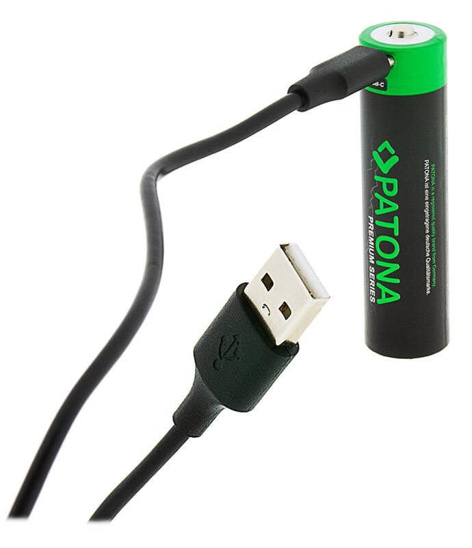 Baterie nabíjecí PATONA Premium Li-lon, 18650, 3300mAh, 3,7V, USB-C, 1ks Baterie nabíjecí PATONA Premium Li-lon, 18650, 3300mAh