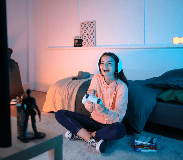 Trust GXT 416S ZIROX pro Nintendo Switch, červená/modrá