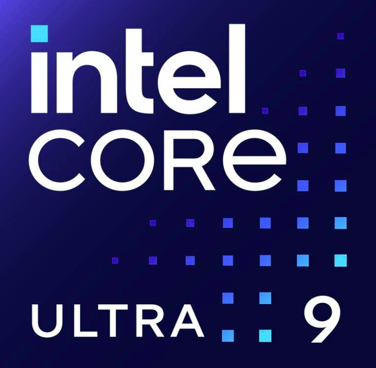 Logo procesoru Intel Core Ultra 9 použitého v notebooku Asus ROG Strix G18