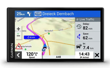 Navigační systém GPS Garmin DriveSmart 76MT-S EU45 černý