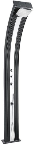 Solární sprcha Poolstar DADA CURVE antracit/inox