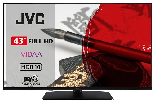 Televize JVC LT-43VDF5505, čelní pohled