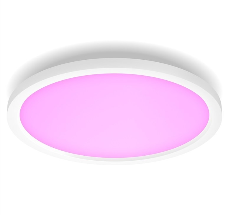 Celkový pohled na stropní svítidlo Philips Surimu Hue