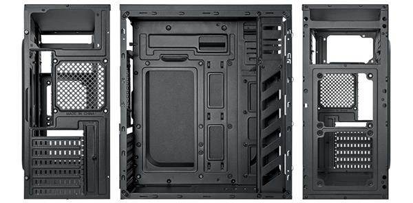 Case VeinX Crown CR18A černá PC skříň VeinX Crown CR18A ze všech stran
