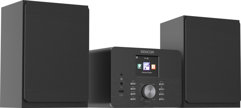 Mikrosystém kombinuje rádio, CD přehrávač a streamování v kompaktním řešení pro každodenní poslech.