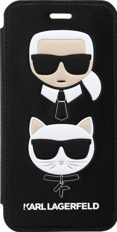 Karl Lagerfeld Choupette Book pro iPhone 7/8, černá