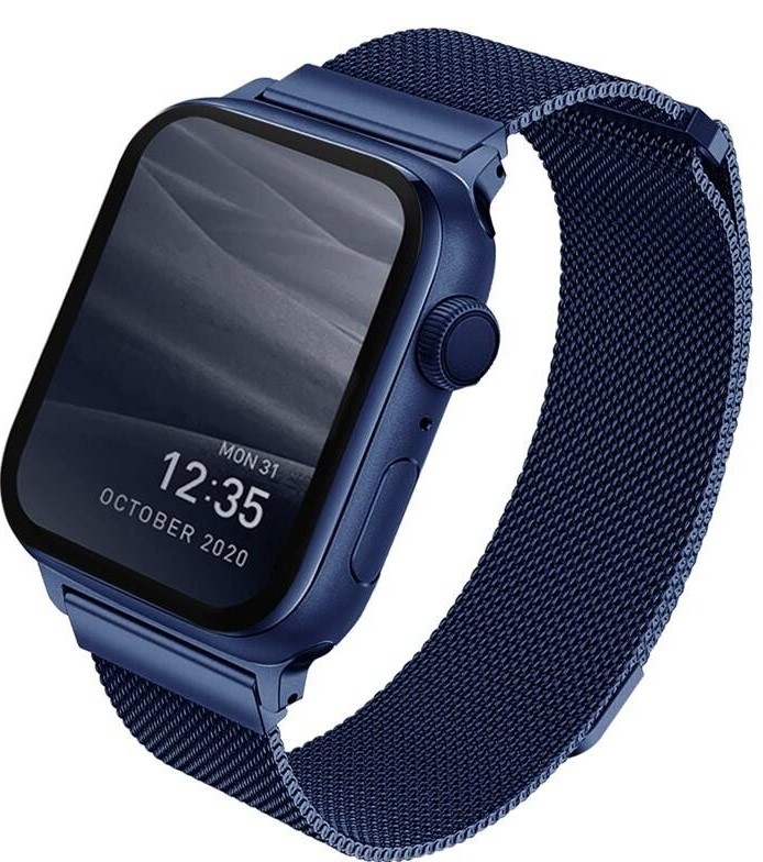 Řemínek Uniq Dante na Apple Watch 38/40/41mm modrý