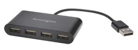 USB Hub KENSINGTON USB 2.0/4x USB 2.0 černý