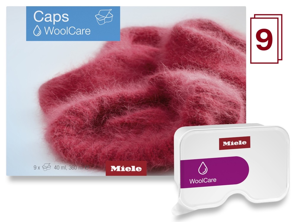 Prací prostředek Miele Caps WoolCare na vlnu a jemné prádlo (9 ks)