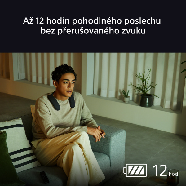 Bezdrátový reproduktor na krk Sony BRAVIA Theatre U černá Bezdrátový reproduktor na krk Sony BRAVIA Theatre U - černá