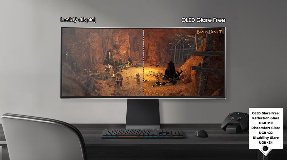 Herní monitor Samsung Odyssey OLED G8 (G85SD) stříbrný Samsung Odyssey OLED G8 G85SD