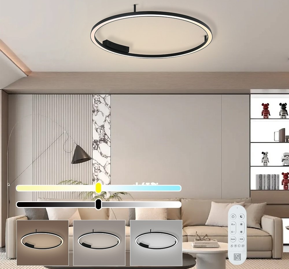 Stropní svítidlo IMMAX NEO FINO SMART, 80cm 55W 4285lm Zigbee 3,0 s DO, TUYA černé Stropní svítidlo IMMAX NEO FINO SMART, 80cm 55W 4285lm Zigbee 3,0 s DO, TUYA černé