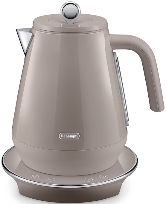Rychlovarná konvice De'Longhi KBY2011.BG Eclettica SpecialTea z lesklé nerezové oceli s chromovanými detaily