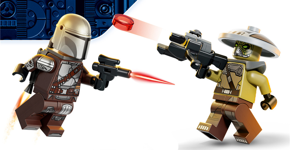 Stavebnice LEGO® Star Wars™ 75451 Stavění 415 dílků doplňuje 3D průvodce v aplikaci LEGO Builder a hotový droid měří přes 14 cm.