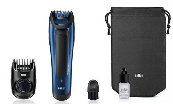 Zastřihovač vousů Braun BT 5030 modrý Zastřihovač vousů Braun BT 5030 modrý