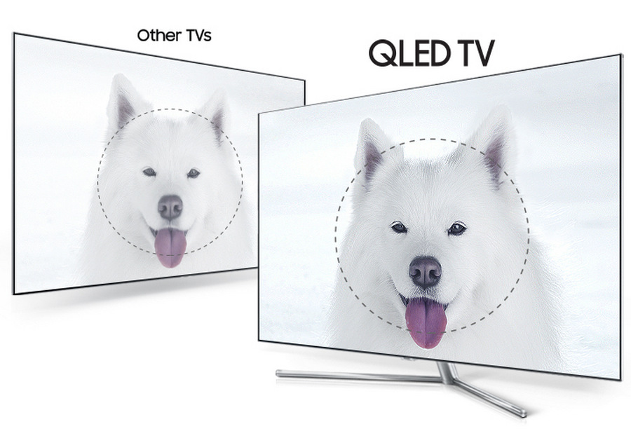 Televize Samsung QE55Q7F stříbrná