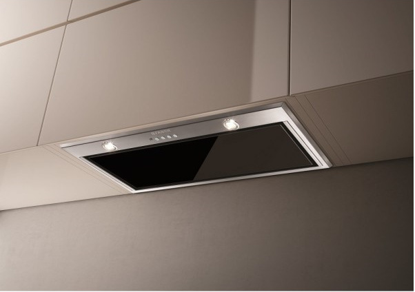 Faber INCA LUX GLASS EV8 X/BK A70, černá/nerez