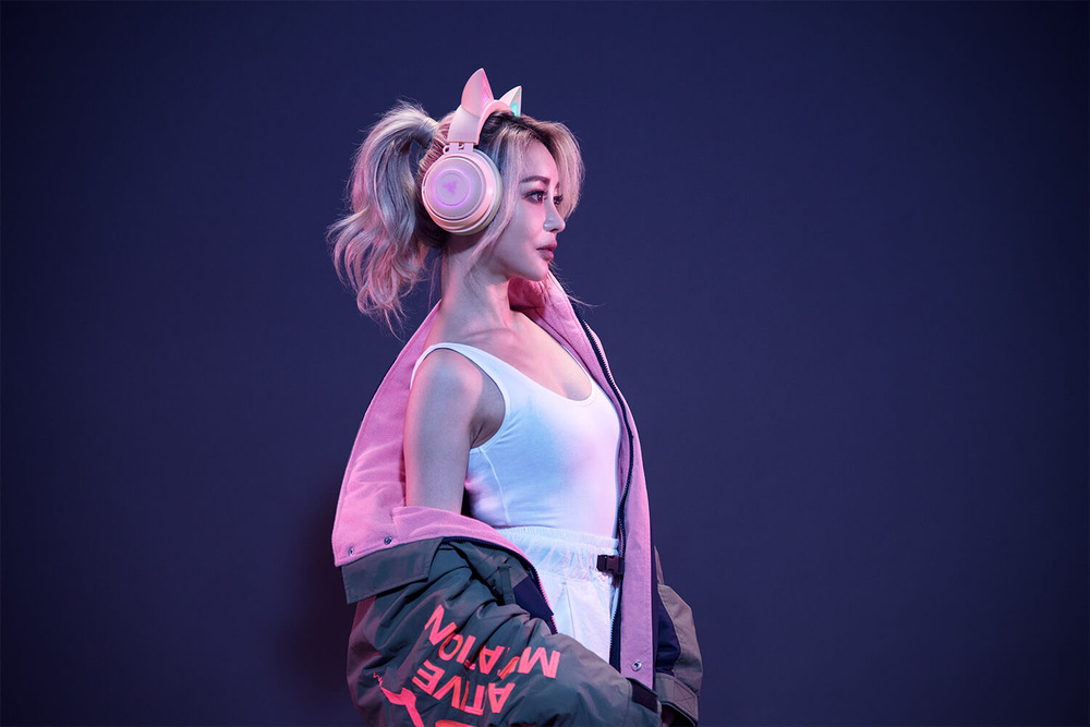 Headset Razer Kraken Kitty - Quartz růžový Headset Razer Kraken Kitty - Quartz růžový