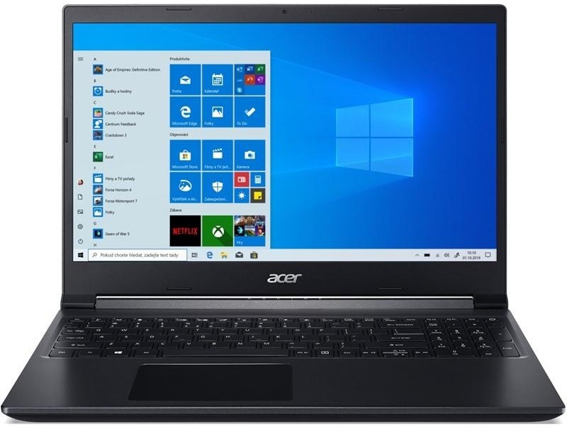 Notebook Acer Aspire 7 (A715-75G-51J9) černý