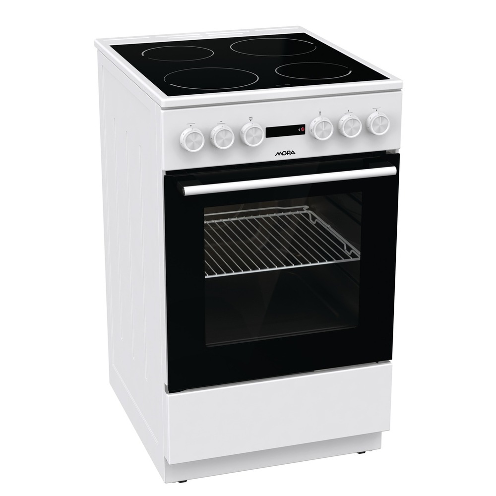 Sklokeramický sporák Mora C 2240 CW bílý Elektrický sporák Mora C2240CW, bílá