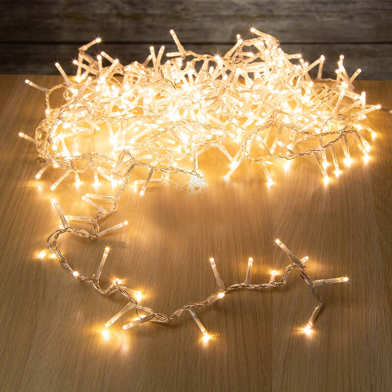 Vánoční osvětlení ColorWay vnitřní, 200 LED, USB, 20m, teplá bílá