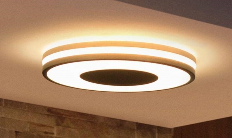 Stropní svítidlo Philips Hue Being White Ambiance, kruhové 35cm černé