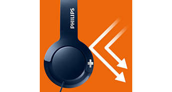 Sluchátka Philips SHB3075BL modrá