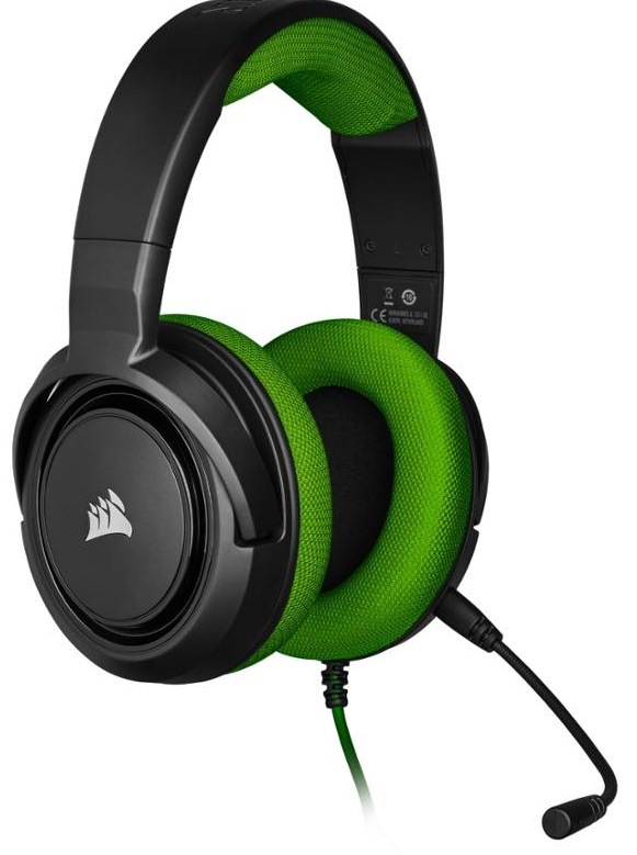 Headset Corsair HS35 černý/zelený