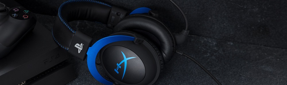 Headset HyperX Cloud Gaming pro PS4/PS5 černý/modrý