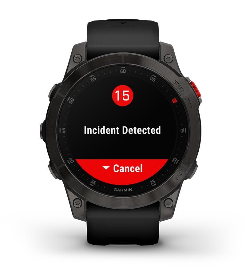 Chytré hodinky Garmin epix (Gen 2) Sapphire - Titan/White Silicone Band