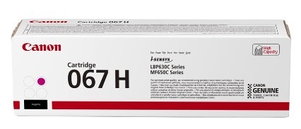 Toner Canon 067 H M, 2350 stran purpurový Toner Canon 067 H M, 2350 stran purpurový
