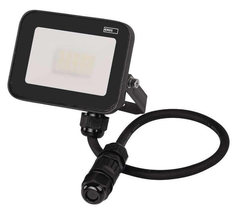 Reflektor EMOS INOVO 10W 1100LM IP65 NW - černý