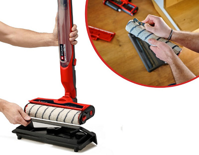 Čistič na tvrdé podlahy Einhell Power X-Change CLEANEXXO (bez baterie) 3437110 červený EIN3437110