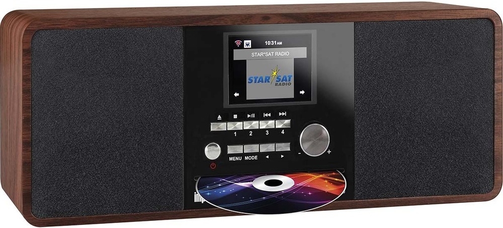 Internetový radiopřijímač s DAB+ Imperial DABMAN i200 CD hnědý IPR2223500_03